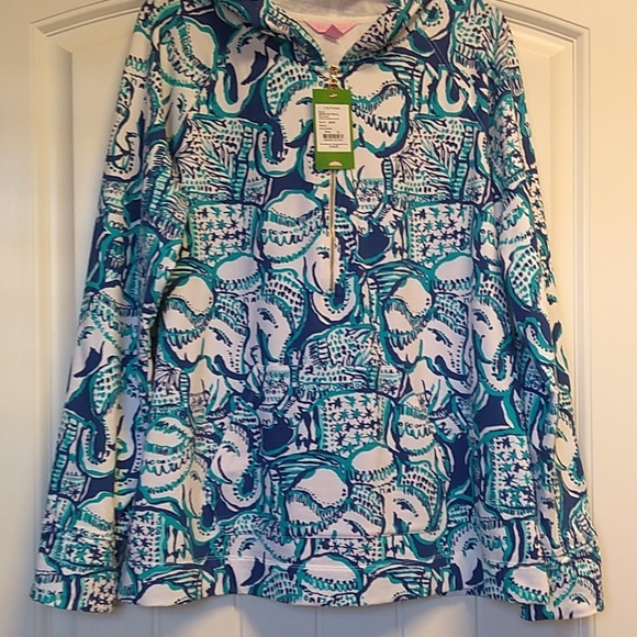 Lilly Pulitzer Tops - *final* Lilly Pulitzer hooded skipper NWT